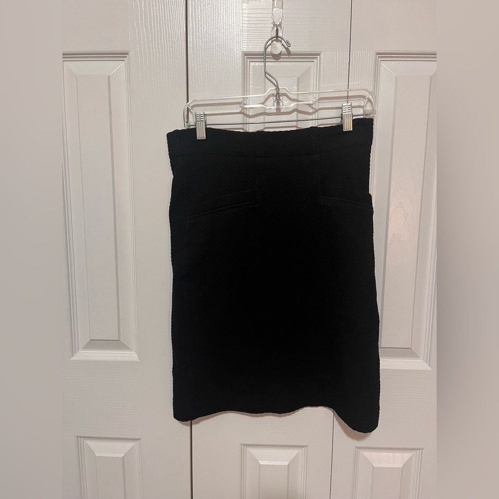 Ganni Stretchy Pencil Skirt Black Size Medium
